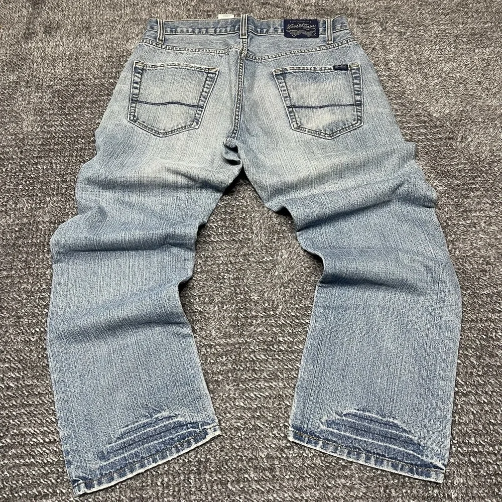 Vintage‎ Levis Signature Low Straight Jeans Mens 32x30 Blue Button Fly Y2K '06